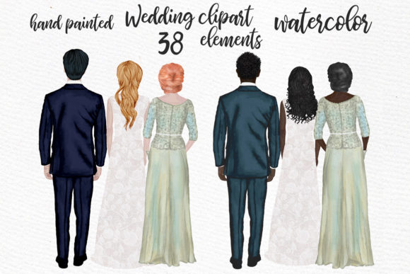 Bride Clipart Wedding People Mother Illustrations