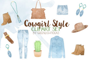 Cowboy Clipart and Illustrations for Branding