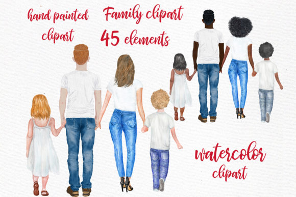 Family Clip Art Parents with Kids: A Designer Review