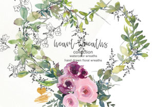 Floral Heart Wreaths: Illustrations Review