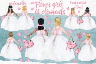 Flower Girl Clipart and Illustrations Review