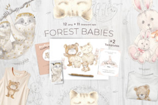 Forest Babies Illustrations for Branding