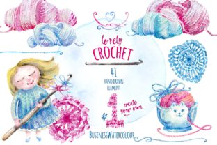 Lovely Crocheting Clipart & Illustrations