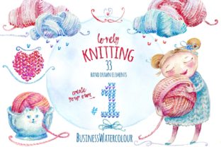Lovely Knitting Illustrations for Crafters