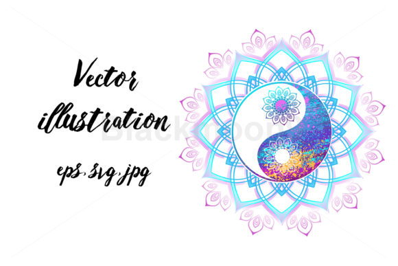 Pastel Symbol of Yin Yang Illustrations Review