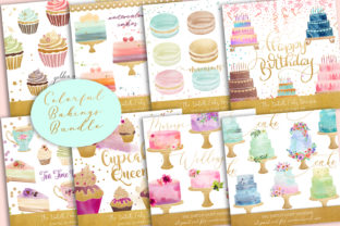 Sweet Baking Clipart Bundle Illustrations