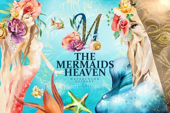 The Mermaids Heaven: Illustrations for Crafters