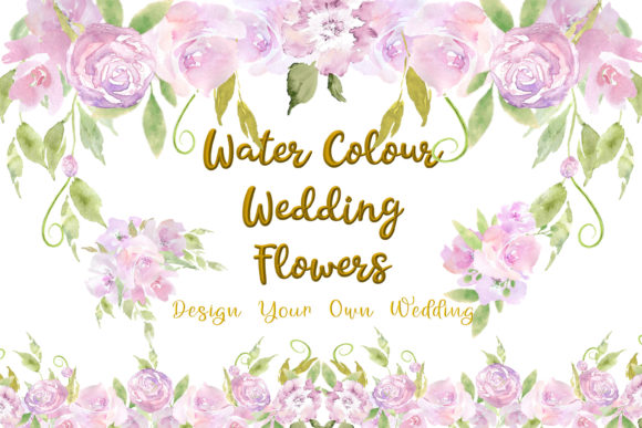 Water Colour Wedding Flowers Illustrations Review